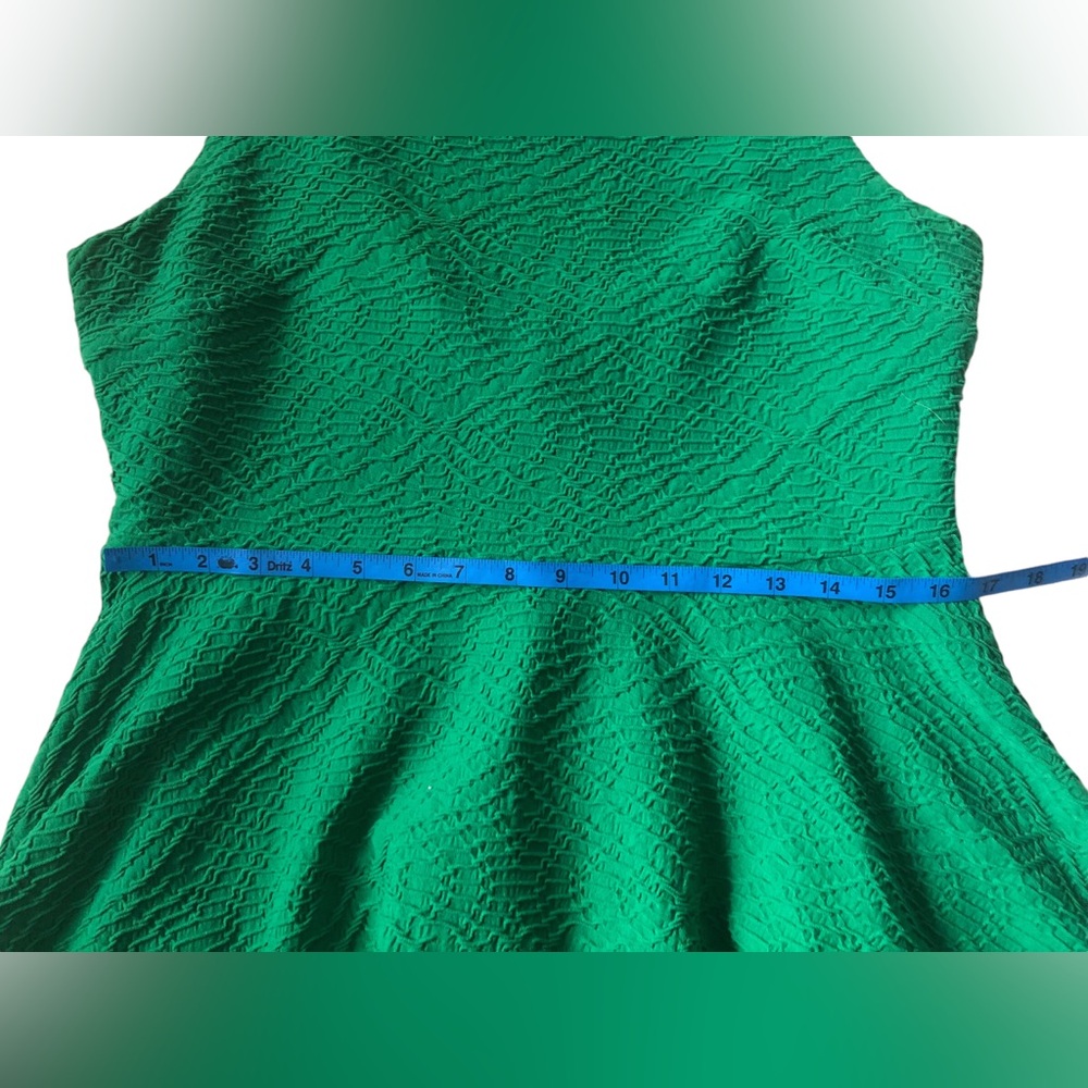 Calvin Klein Green A Line Tank Dress Sz 12 - Picture 4 of 6
